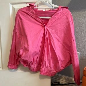 Pink long sleeve top